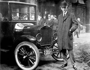في عام 1908 وصل عدد سيارات فورد المباعة في الولايات المتحدة فقط إلى