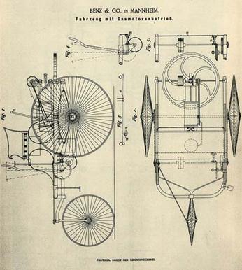 Description: Benz Patent Motorwagen