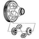 Image result for Front differential gears of transaxle