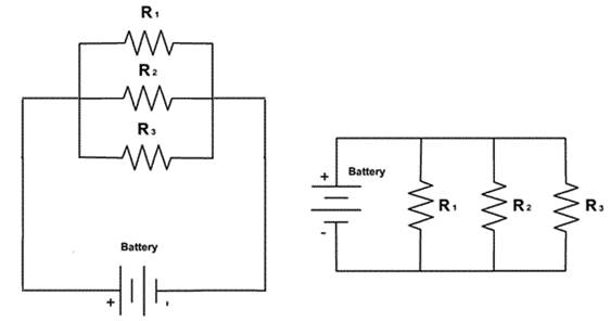 الدائرة الكهربائية التي تحتوي على أكثر من مسار للالكترونات تعرف بالدائرة الكهربائية على التوالي.